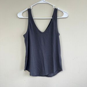 Everlane Womens Lightweight Cotton The Air Tank Top Gray XXS